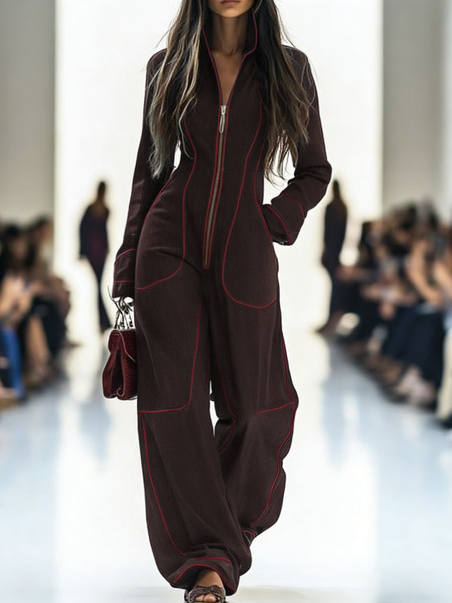 VentiLuxe™ Wide-Leg Denim Jumpsuit — Slip Into Effortless Style and Unstoppable Confidence Every Day