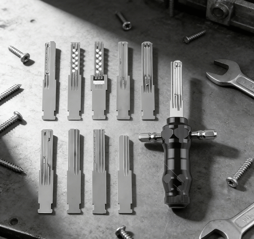 SteelEdge™ 9-Blade Tubular Pick Set — Command Every Lock with Lightning-Fast Precision and Unstoppable Control