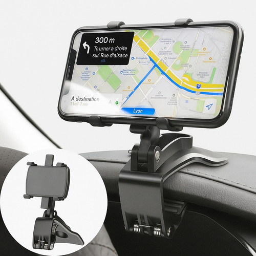 GripLock™ Dash Mount — Drive Confidently with a Phone That Stays Rock-Steady and Distraction-Free
