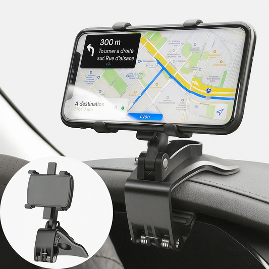 GripLock™ Dash Mount — Drive Confidently with a Phone That Stays Rock-Steady and Distraction-Free