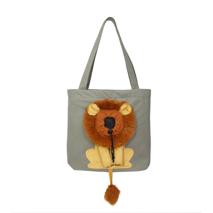 SilvaNest™ Shoulder Carrier — Snuggle Your Tiny Pet in Breathable Comfort and Hands-Free Freedom