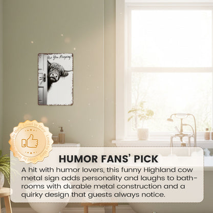 CozyMoo™ Laugh Sign — Turn Your Bathroom into a Hub of Joy and Unforgettable Smiles