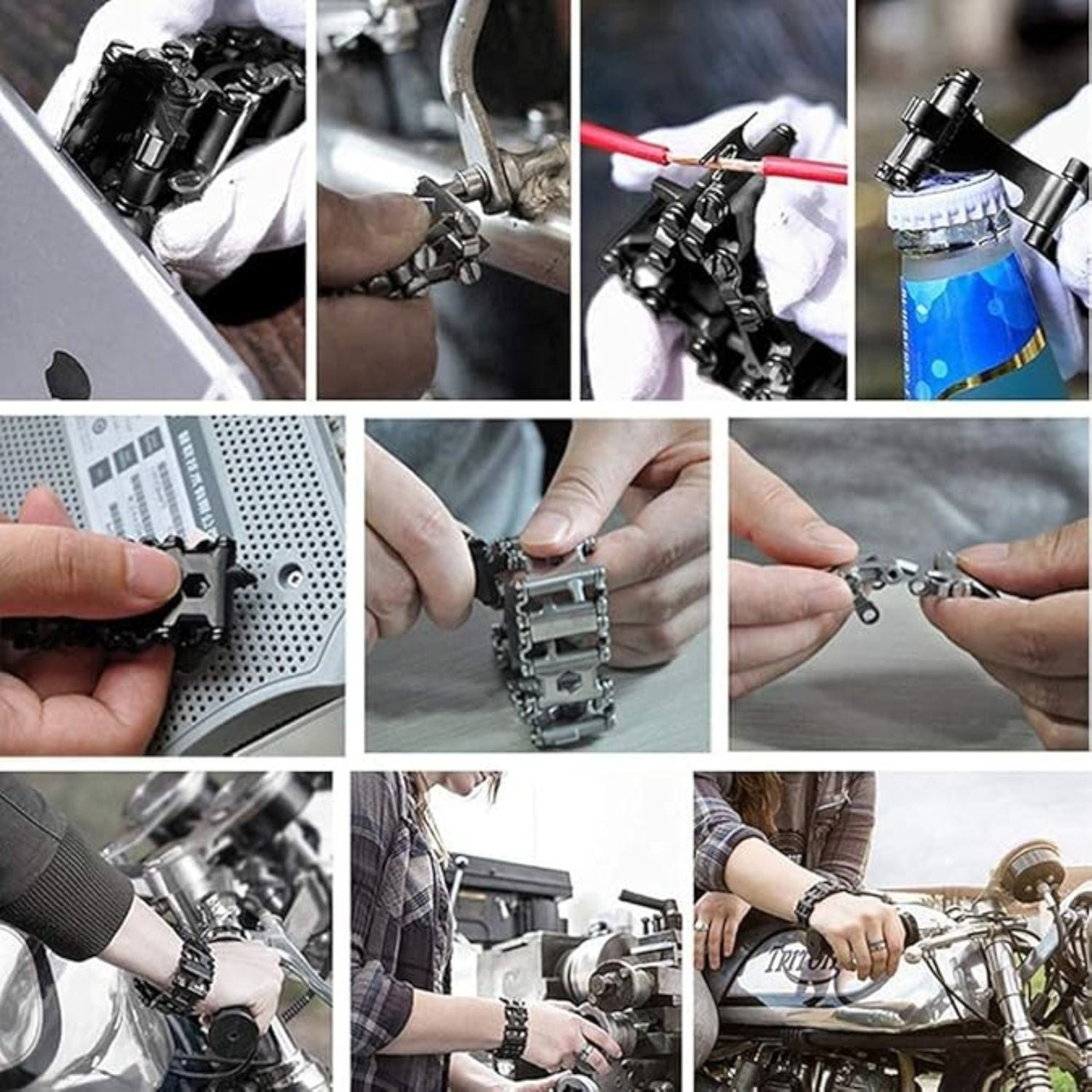 TitanCraft™ Multi-Tool Bracelet — Wear Instant Power to Master Every Challenge with Style and Strength