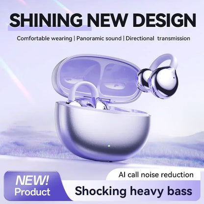 AirPulse™ Ear Clip Headphones — Feel Weightless and Unstoppable with Crystal-Clear Sound That Moves With You