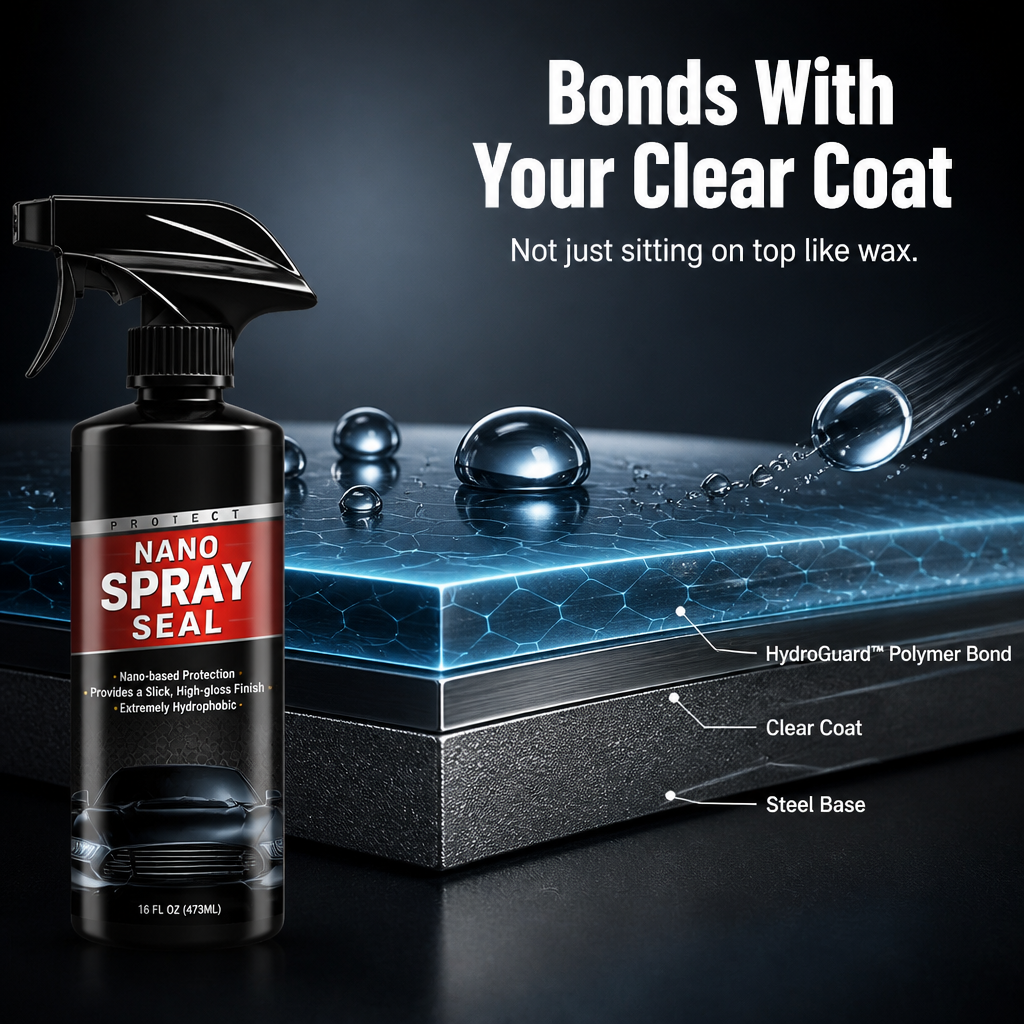 HydroSlick™ — Unlock a Mirror-Gloss Shield That Fights Dirt, Rain, and Scratches for Months