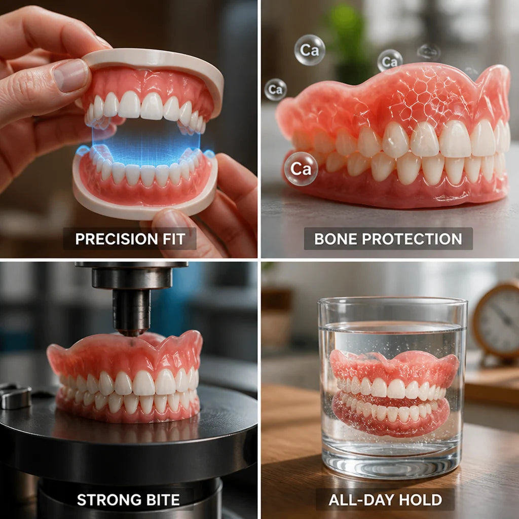 Custom-Fit Smart Dentures with Long-Lasting Hold