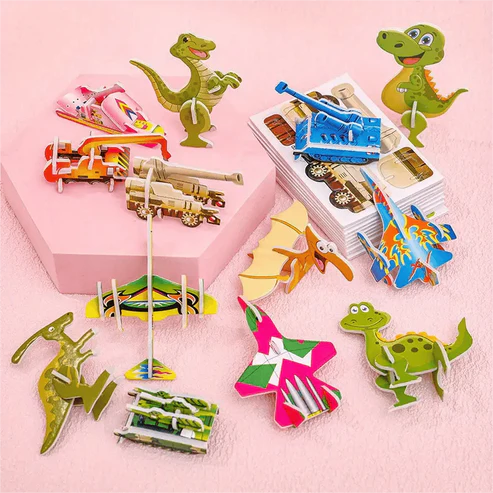 ImagineWorx™ 3D Puzzle Set — Ignite Creativity and Confidence with Every Colorful Snap