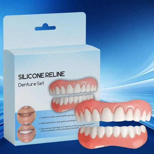 SilkSeal™ Silicone-Reline Set — Unlock All-Day Denture Confidence Without Slips or Pain