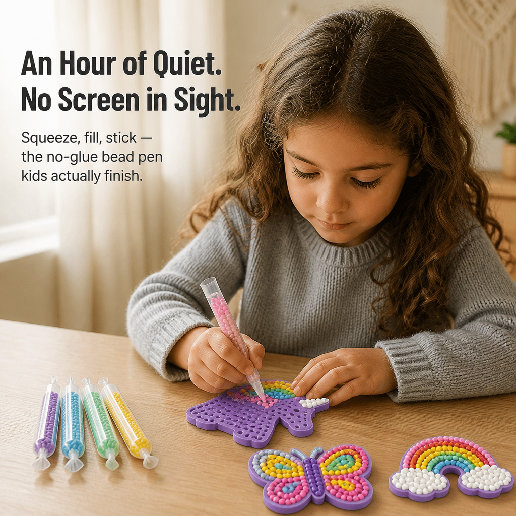 GleamPop™ — Unlock Calm Creativity and Proud Keepsakes Kids Show Off with Joy