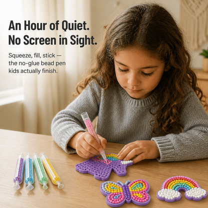 SparkBead™ — Press Beads Into Magnets, Keychains & Wall Art Kids Really Complete
