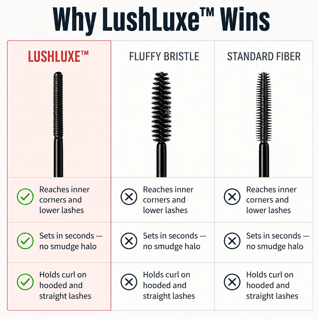 LushLuxe™ — Capture Every Tiny Lash Without the Midday Smudge Halo