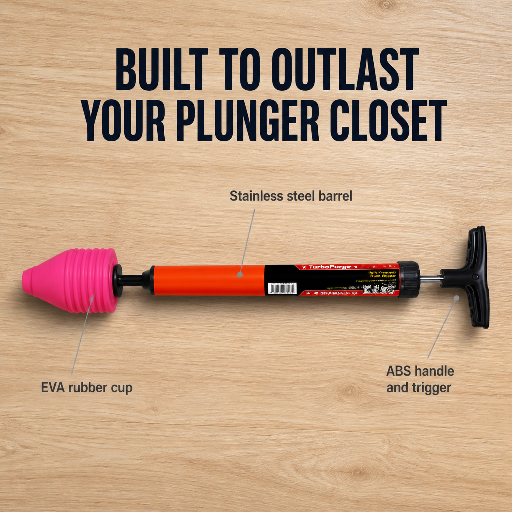 PowerPulse™ — Clear Tough Clogs Instantly Without Chemicals or Mess