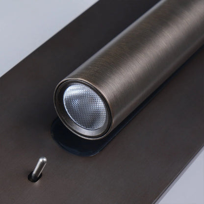 Contemporary Wall-Mounted Bedside Lamp with Adjustable LED Light
