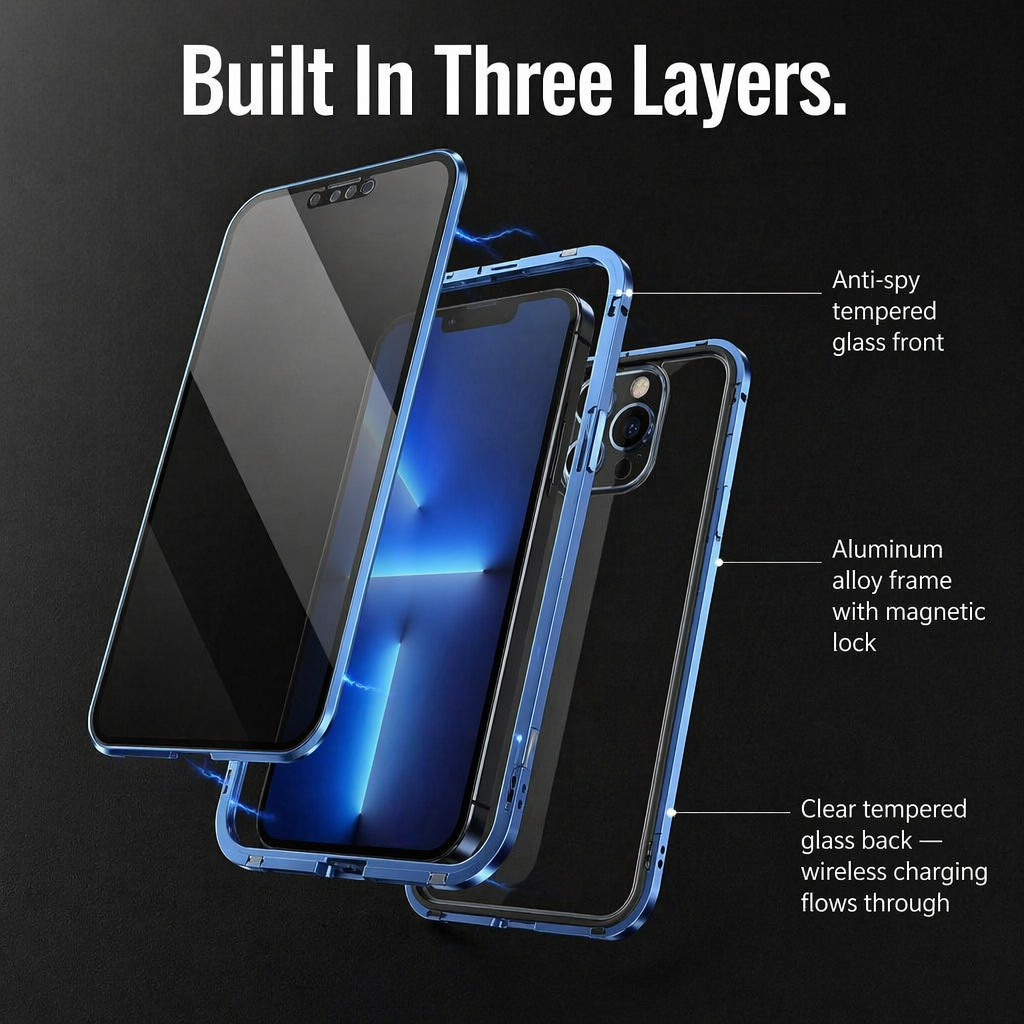 StealthGuard™ Privacy Armor — Stop Screen Snoopers and Shield Both Sides Instantly
