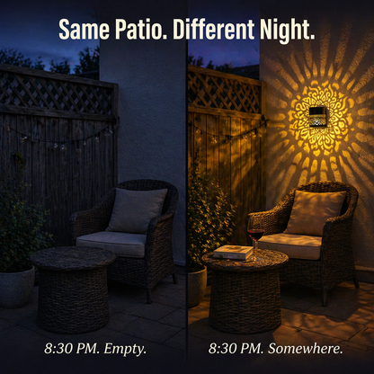 LunaAura™ — Turn Your Nights into Captivating Solar-Powered Mandala Enchantment