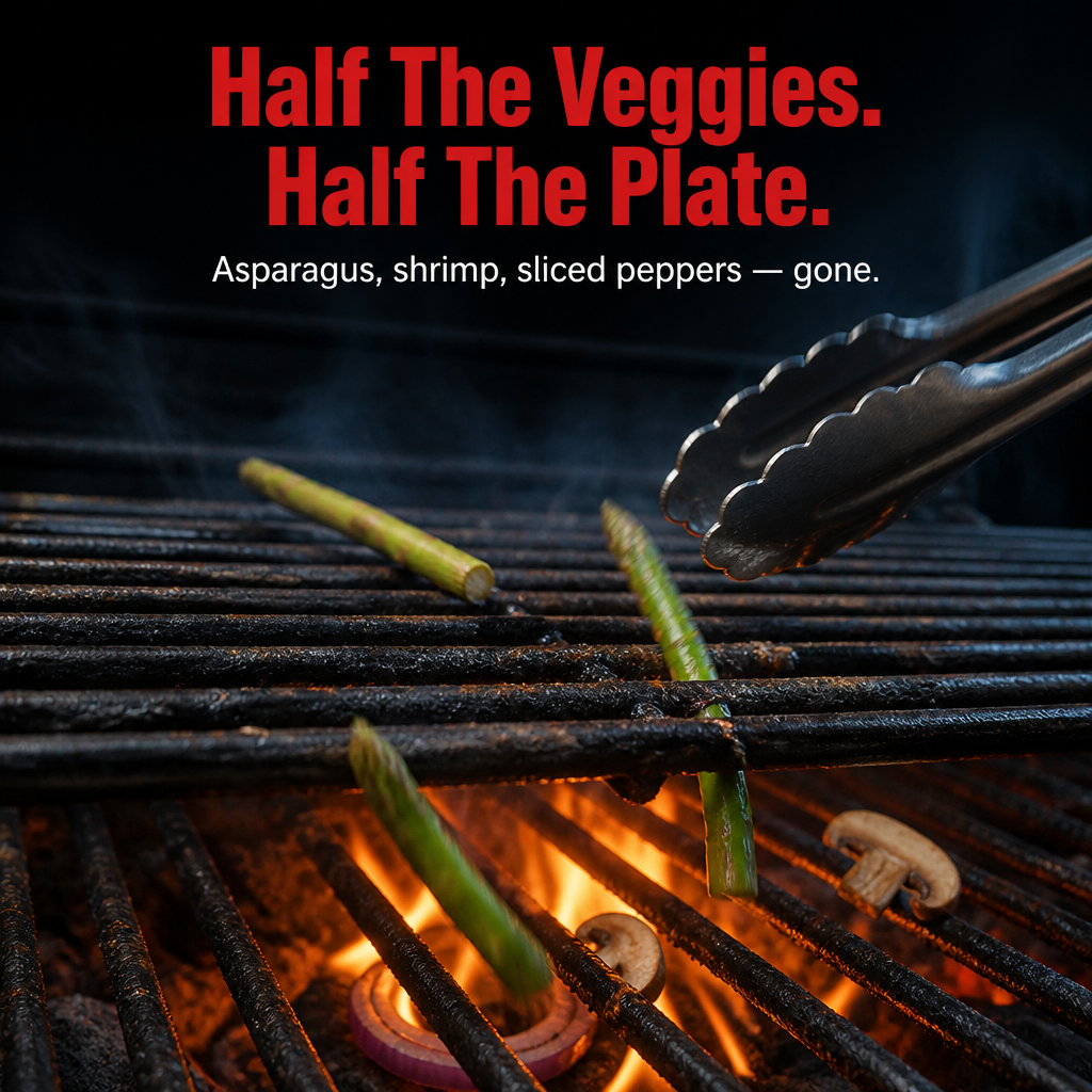 BlazeRoller™ — Keep Every Bite Perfectly Grilled Without the Hassle