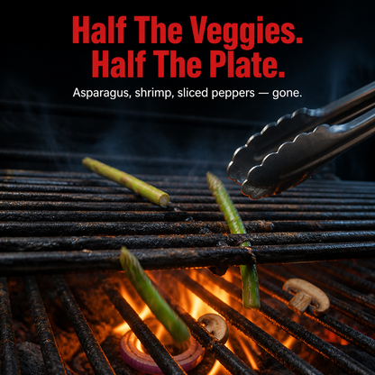 FireGlide™ — Grab Every Veggie, Shrimp & Crisp the Grates Made to Feast On