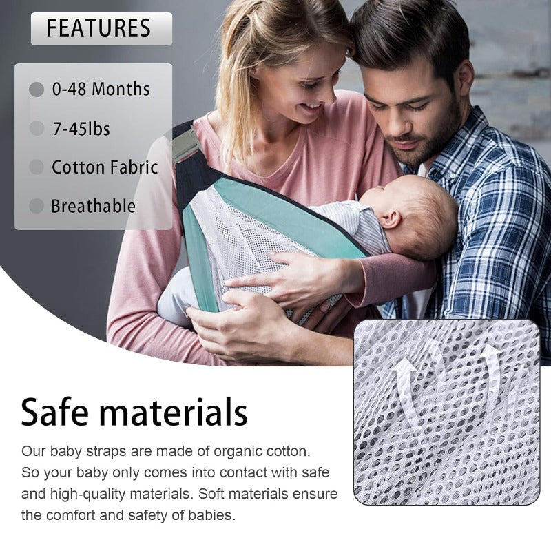 BreeziNest™ — Breeze Through Babywearing with Pain-Free, Hands-Free Comfort