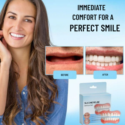 GlideFit™ Silicone Reline — Finally Enjoy Pain-Free Denture Comfort That Moves With You