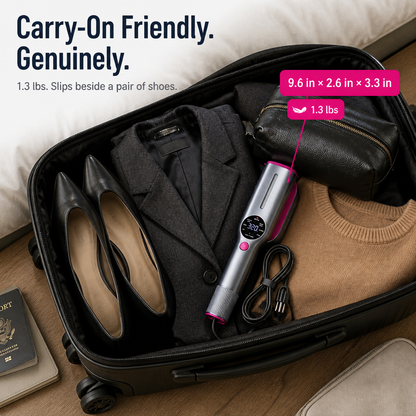 GlideSteem™ — Look Sharp Instantly with Effortless, Travel-Ready Wrinkle Power