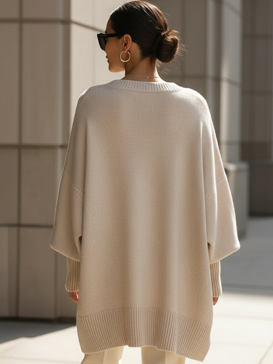 LuxeDrape™ Sweater — Wrap Yourself in Flattering, Cloud-Soft Warmth That Boosts Your Confidence Instantly