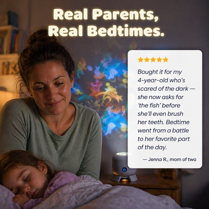 AquaLume™ — Soothe Restless Sleep with a Living Underwater Light Display