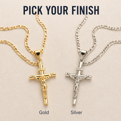 SolaraFaith™ — Sport a Crucifix That Won't Fade, Break, or Stain Your Skin Green