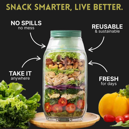 SnapFresh™ Meal Pod — Keep Every Bite Fresh, Crisp, and Mess-Free All Day Long