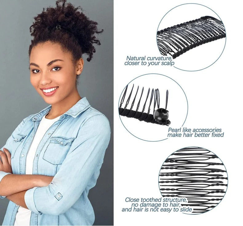 ForteClasp™ — Unshakable Hold That Empowers Your Thick Hair All Day