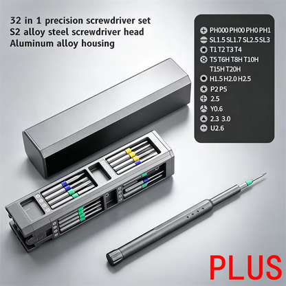 Precision Screwdriver Set 46 In 1 Magnetic S2 Steel