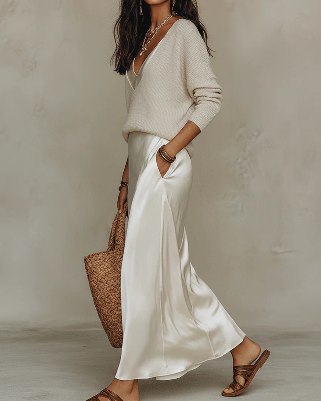SilqueVive™ Dress Set — Unleash Effortless Glamour and All-Day Confidence