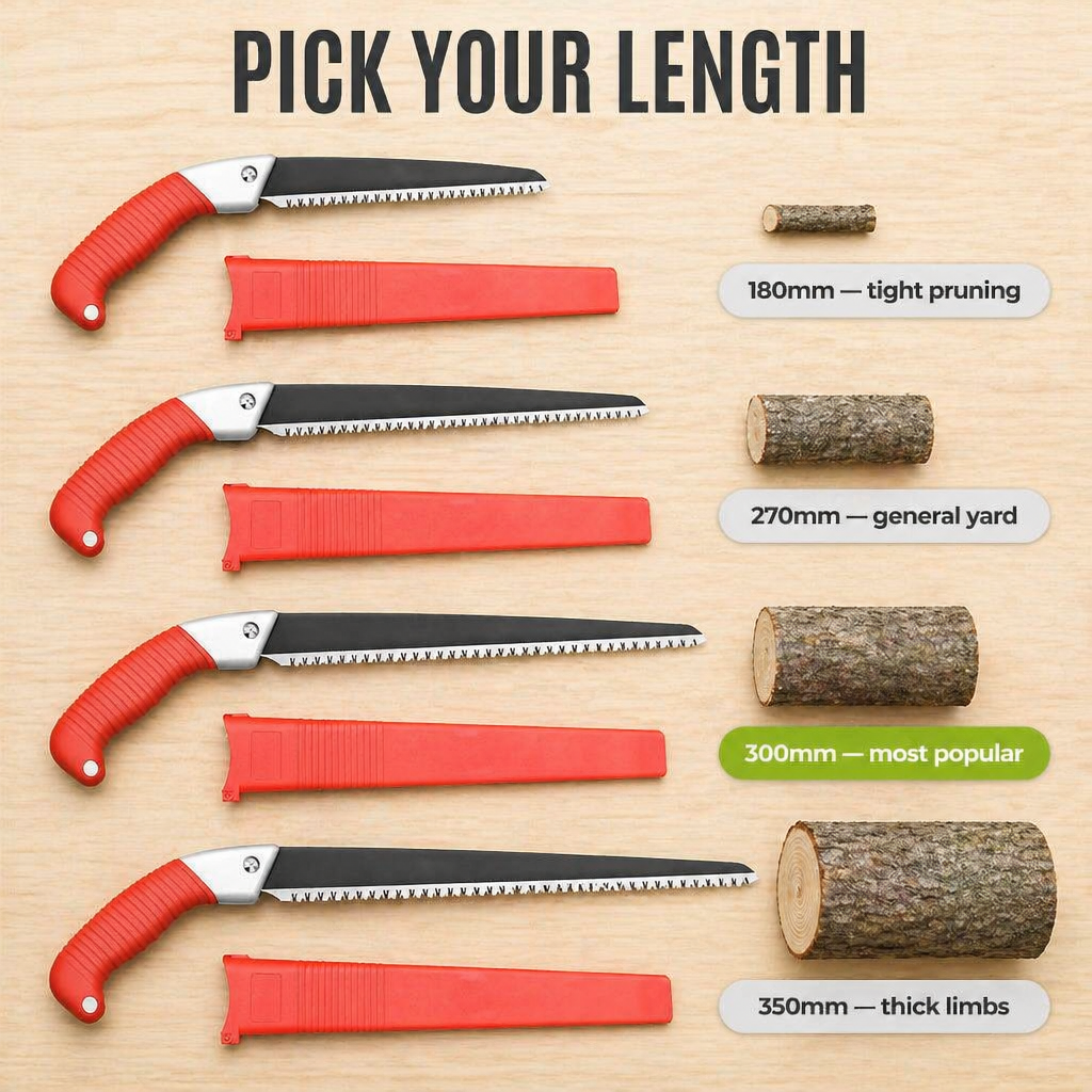 BranchBoss™ — Cut 35cm Branches Cordlessly and Quietly in Seconds