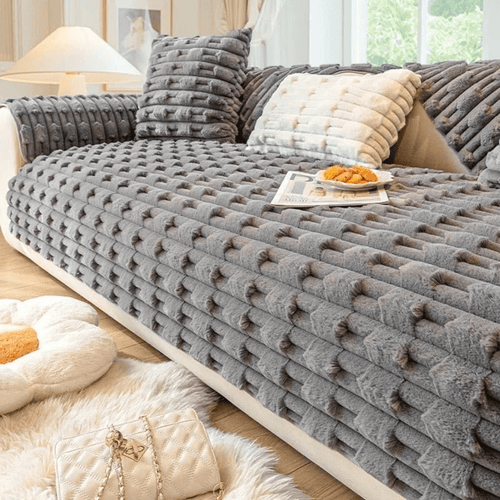 VelvetLuxe™ — Wrap Your Sofa in Irresistible Warmth and Plush Protection