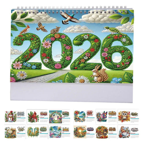 SparkLuxe™ 2026 Desk Calendar — Spark Your Creativity and Calm Your Mind Every Day