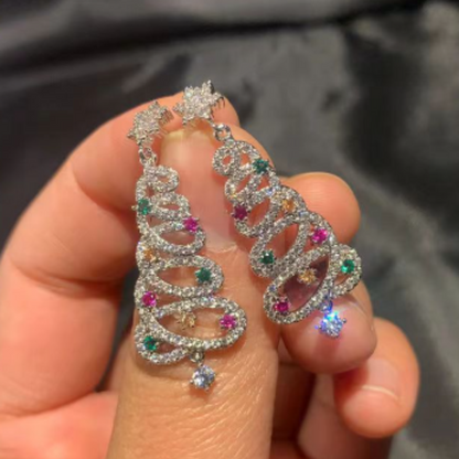 RadiantLux™ Christmas Earrings — Illuminate Every Celebration with Effortless, All-Day Sparkle