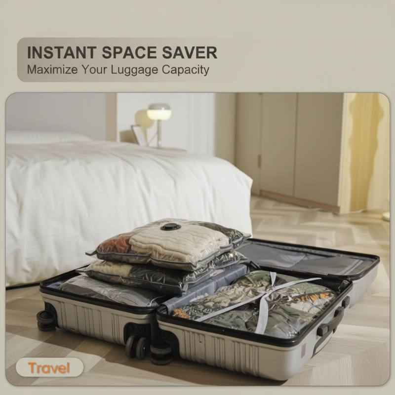 SkyVault™ — Instantly Slash Luggage Bulk and Travel Stress-Free