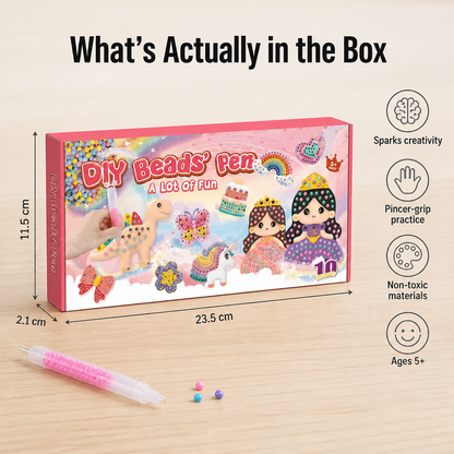 SparkBead™ — Press Beads Into Magnets, Keychains & Wall Art Kids Really Complete