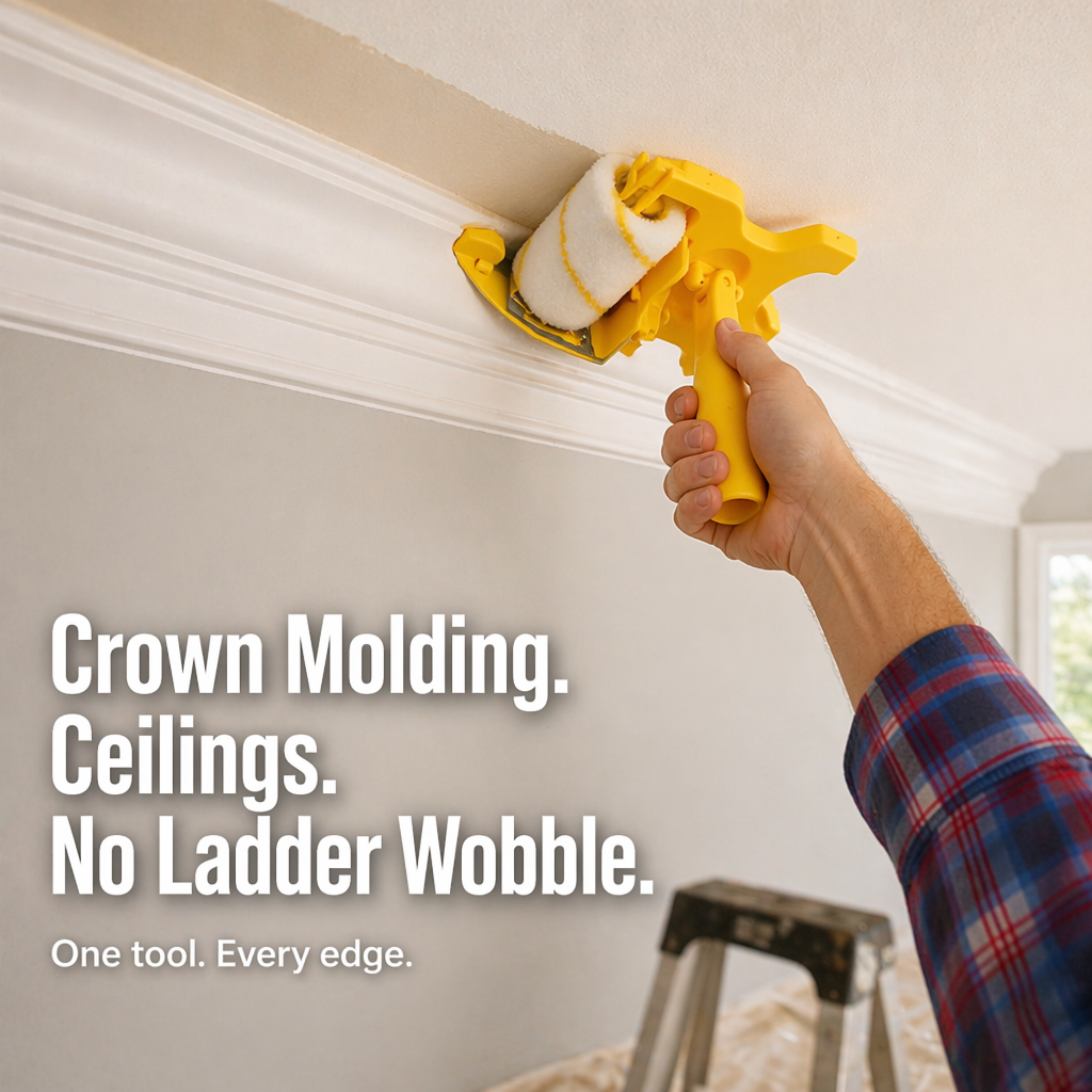 FluxEdge™ Paint Edger — Get Razor-Clear Lines Without Tape, Drips, or Touch-Ups