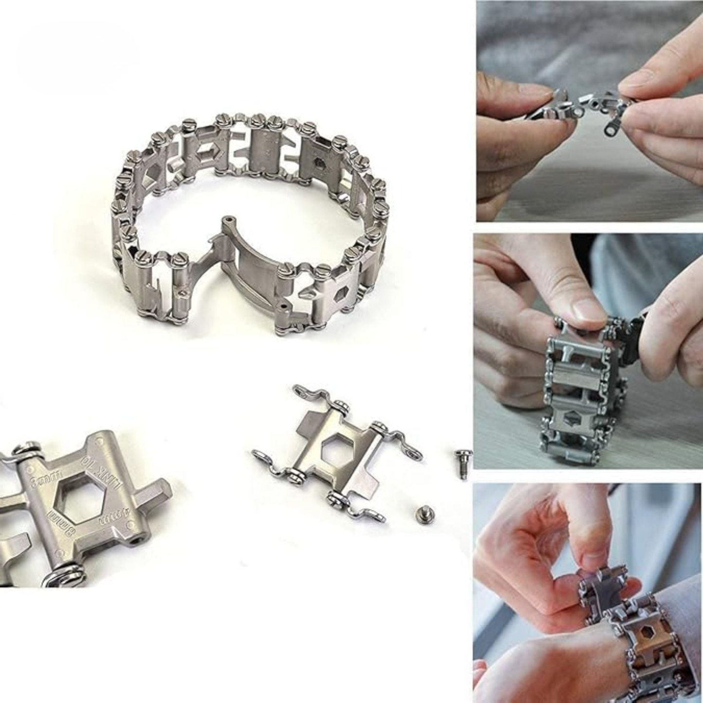 TitanCraft™ Multi-Tool Bracelet — Wear Instant Power to Master Every Challenge with Style and Strength