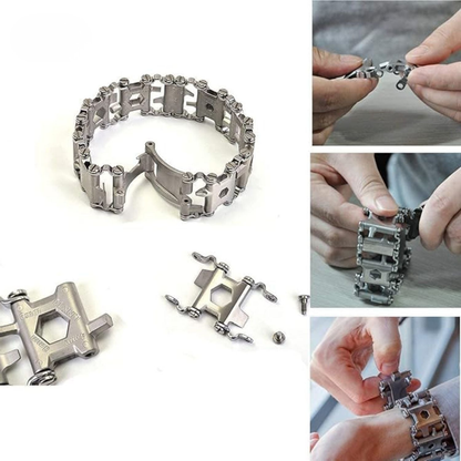 TitanCraft™ Multi-Tool Bracelet — Wear Instant Power to Master Every Challenge with Style and Strength
