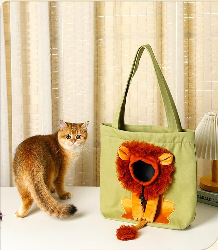 SilvaNest™ Shoulder Carrier — Snuggle Your Tiny Pet in Breathable Comfort and Hands-Free Freedom