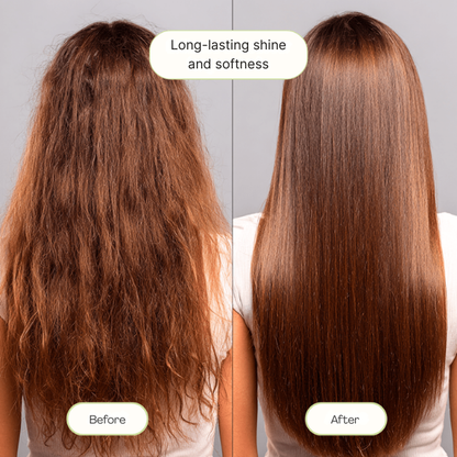 GlideAura™ Ionic Ceramic Heated Brush — Transform Frizz into Silky, Head-Turning Shine Instantly