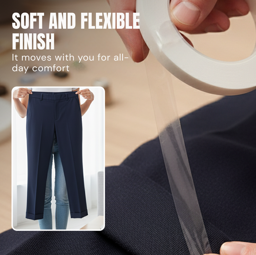 FlexiSeal™ Iron-On Hem Tape — Instantly Perfect Hems That Move With You