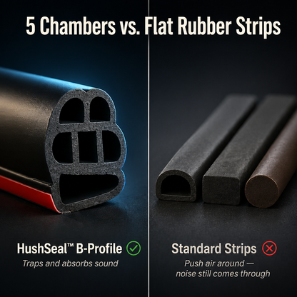 QuietEdge™ — Crush Road Noise and Dust for Serene, Spotless Drives Every Time