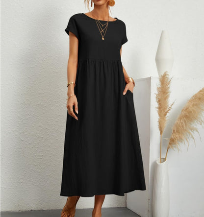 BreezeAura™ Dress — Your All-Day Shield Against Heat, Sweat, and Style Struggles