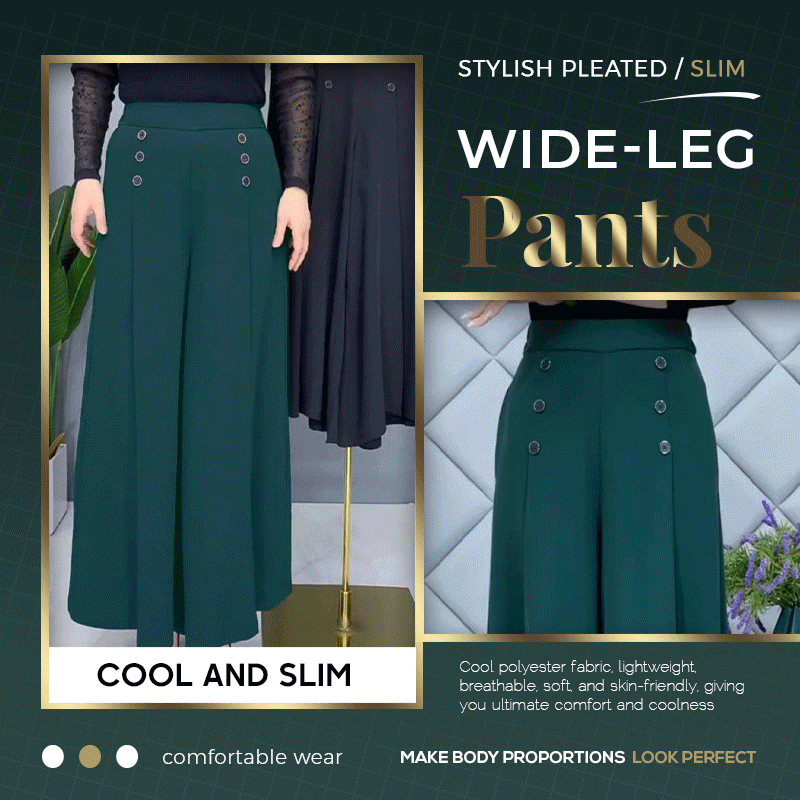 LyriaLuxe™ Wide-Leg Pants — Unleash Effortless Elegance and Confidence in Every Step