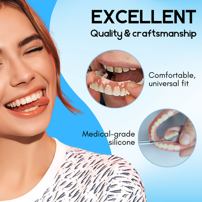 GlideFit™ Silicone Reline — Finally Enjoy Pain-Free Denture Comfort That Moves With You