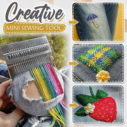 WeaveCraft™ Mini Loom — Transform Your Worn-Out Clothes into Stunning Creations Instantly