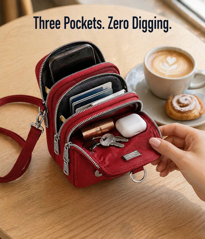 SwiftNest™ Mini Crossbody — Effortless Access and Style that Frees Your Hands and Mind