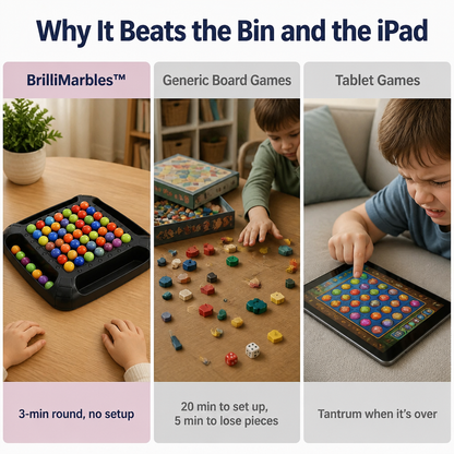BrilliMarbles™ — Dash to Match Colors, Claim the Marbles, Outsmart the Family